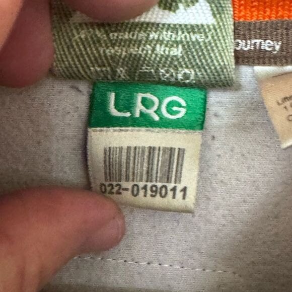 LRG Journey Retro End Streetwear Urban Tan Brown Track Jacket Men’s L - Picture 9 of 15